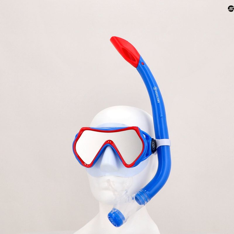 Aqualung Set Snorkeling Hero per bambini bianco/blu 16