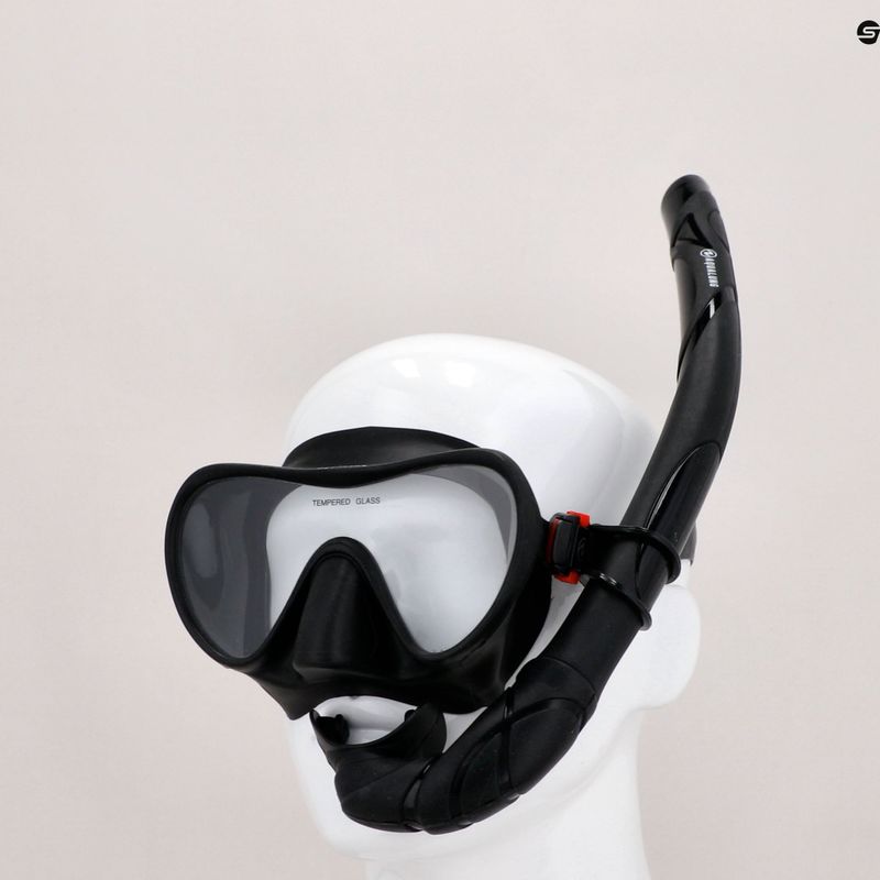Aqualung Nabul Set Snorkeling nero/nero 16