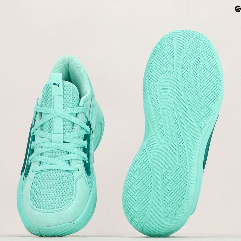 PUMA Court Rider Chaos Slash - Scarpe da basket da uomo, menta piperita e laguna verde 20