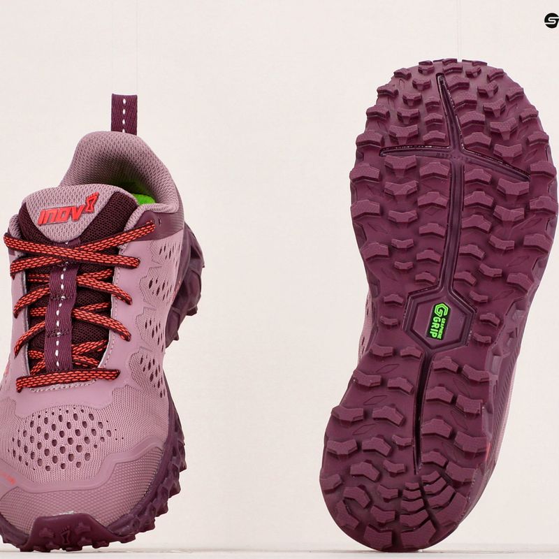 Scarpe da corsa da donna Inov-8 Parkclaw G280 lilla/viola/corallo 13