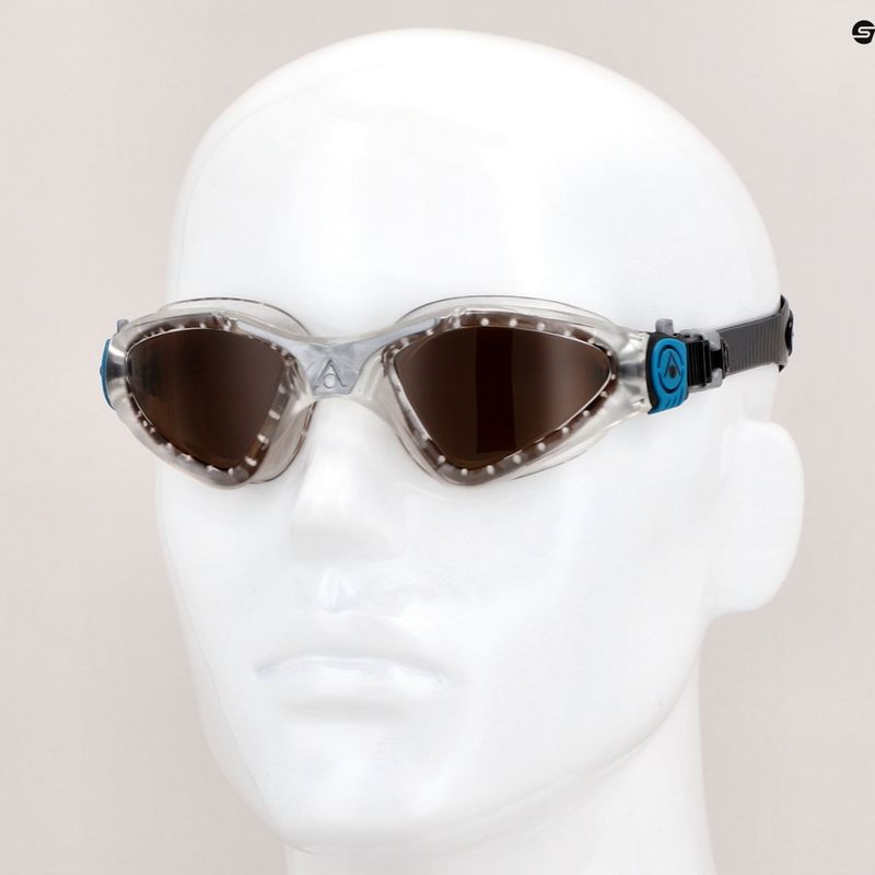 Occhiali da nuoto polarizzati Aquasphere Kayenne 2022 trasparente/argento/marrone 11