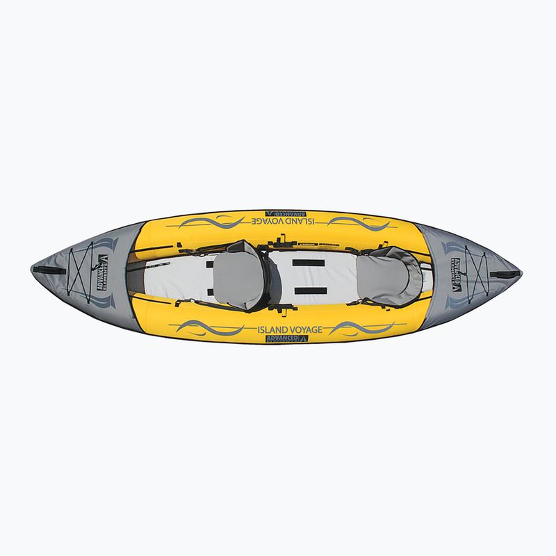 Advanced Elements Island Voyager giallo/grigio kayak gonfiabile per 2 persone 2