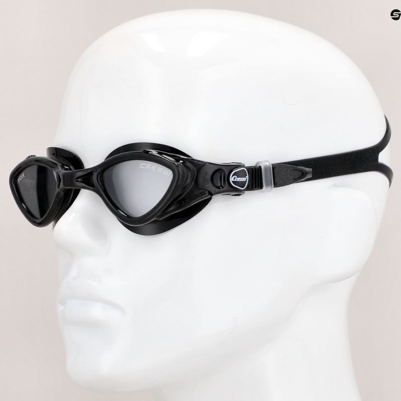Occhiali da nuoto Cressi Fox nero/nero 7