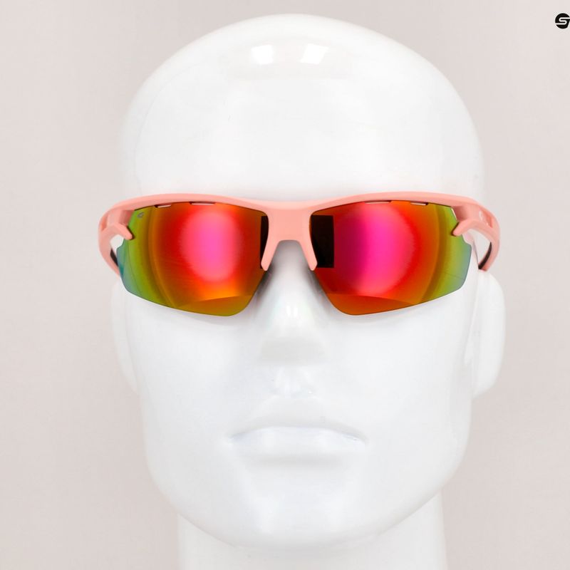 Occhiali da sole GOG Ether opaco rosa polveroso/nero/rosa policromatico 9
