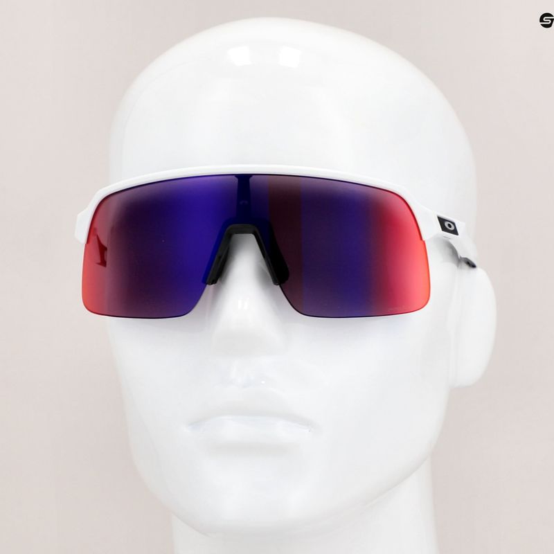 Occhiali da sole da strada Oakley Sutro Lite bianco opaco/prizm 7