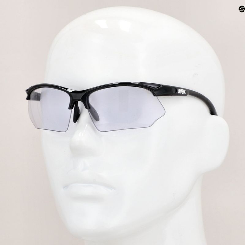 Occhiali da sole UVEX Sportstyle 802 V nero/variegato fumo 7