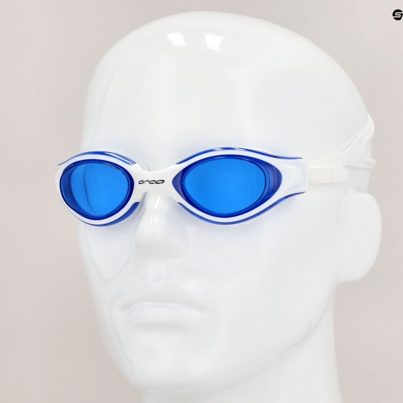 Occhiali da nuoto Orca Killa Vision bianco/blu 7