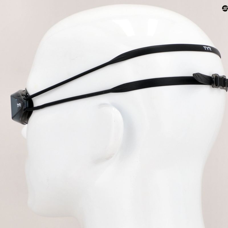 Occhiali da nuoto TYR Tracer-X Racing fumo/nero 9