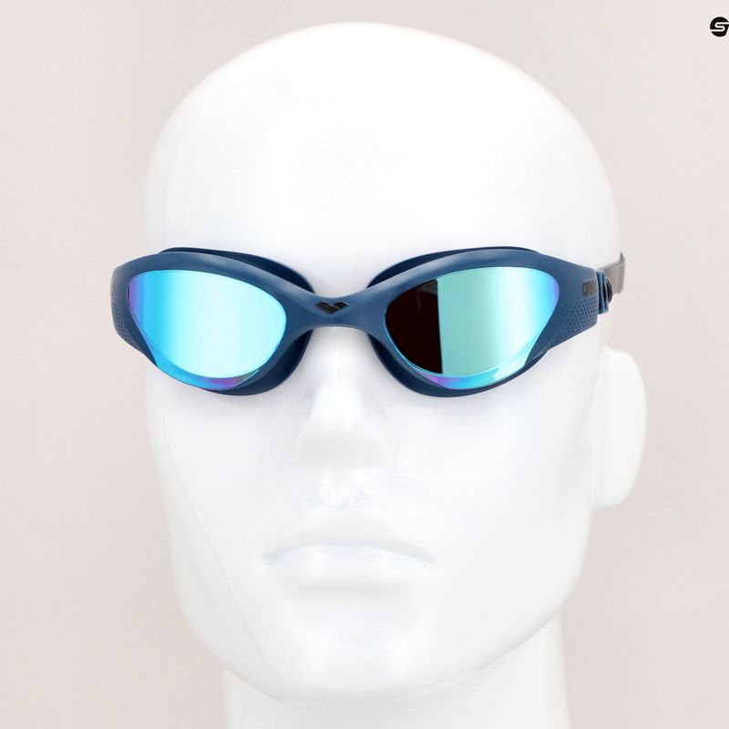Occhiali da nuoto Arena The One Mirror blu/grigio blu/nero 7