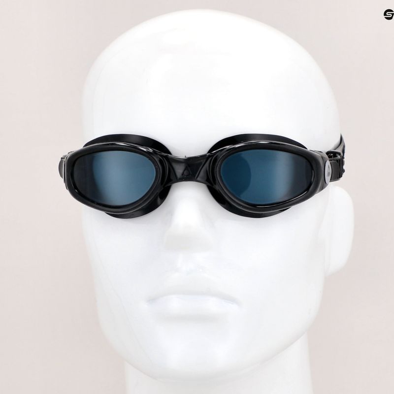 Occhialini da nuoto Aquasphere Kaiman 2022 nero/nero/scuro 7