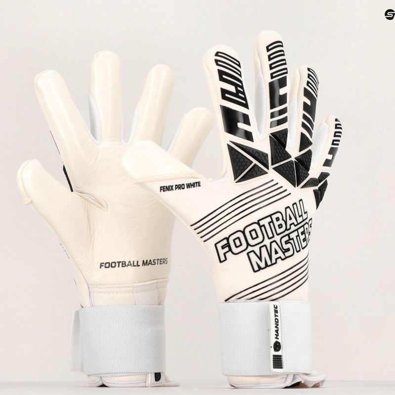 Guanti da portiere bianchi Football Masters Fenix Pro 8