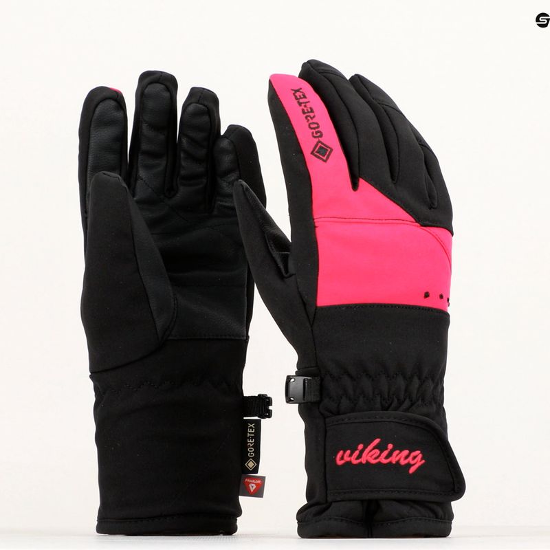 Guanto da sci da donna Viking Sherpa GTX 46 rosa 9