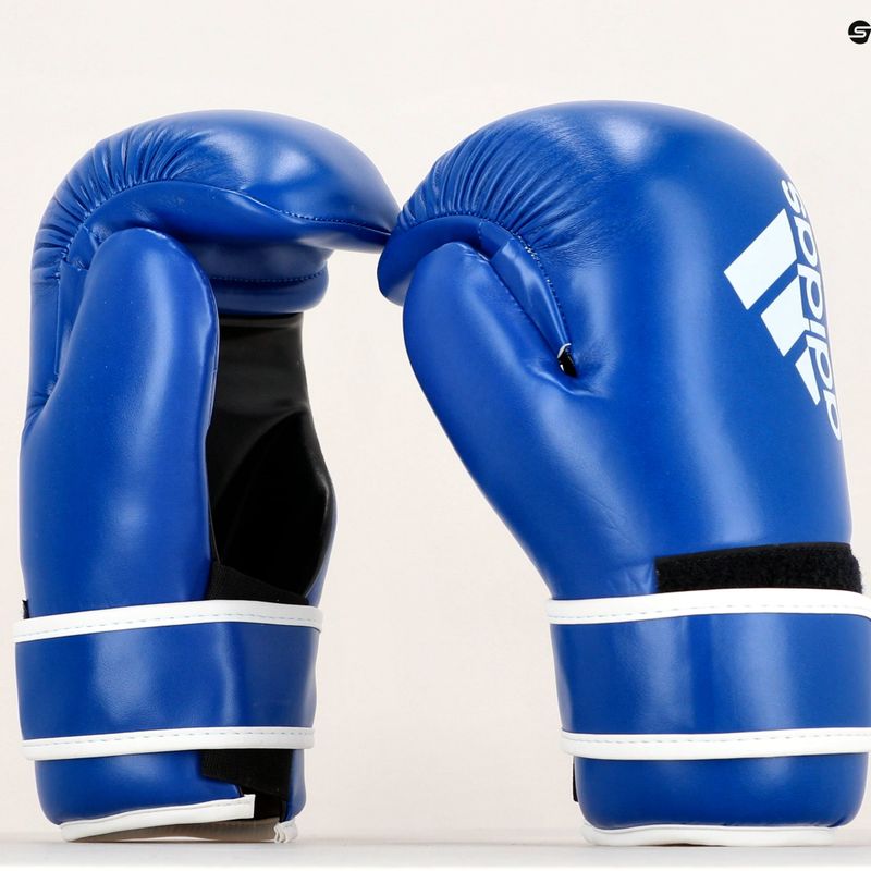 Guantoni da boxe adidas Point Fight Adikbpf100 blu e bianco ADIKBPF100 9