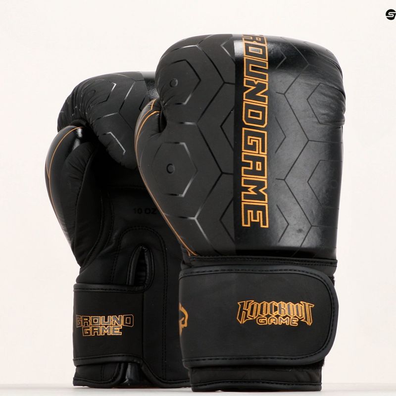 Guanti da boxe Ground Game Equinox nero/oro 11