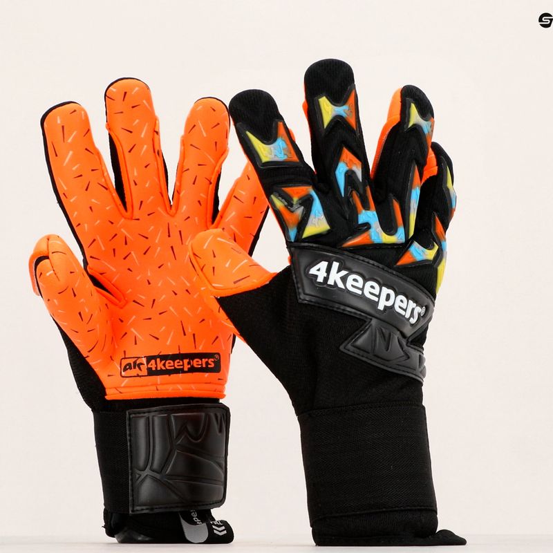 4keepers Equip Flame NC guanto da portiere nero/multicolore 8