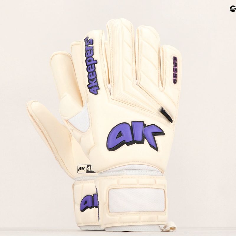 Guanti da portiere 4keepers Champ Purple V RF bianco/viola 11