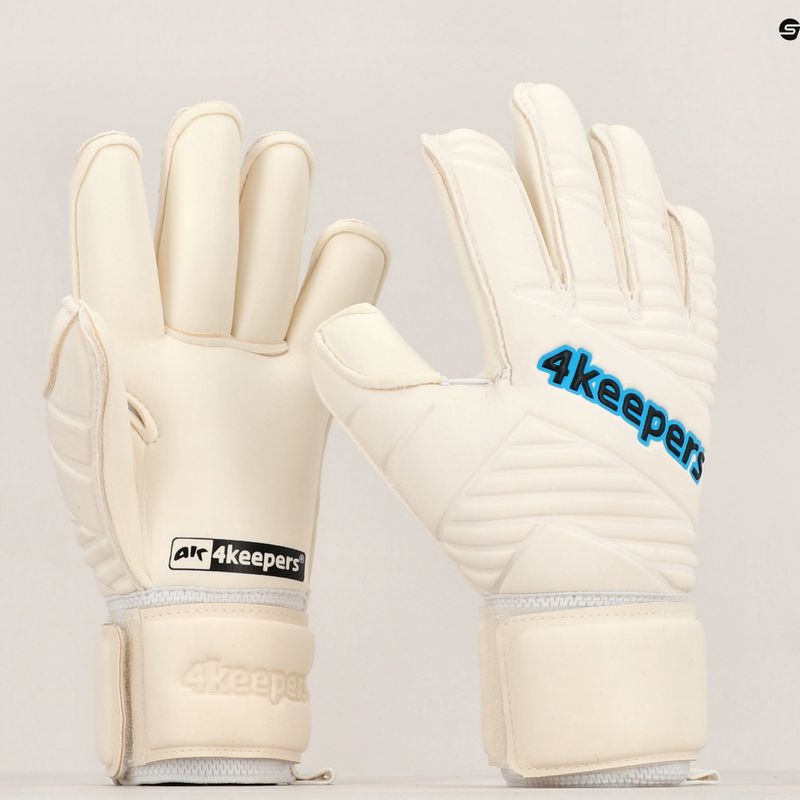 4keepers Retro IV RF guanti da portiere per bambini, bianco 11