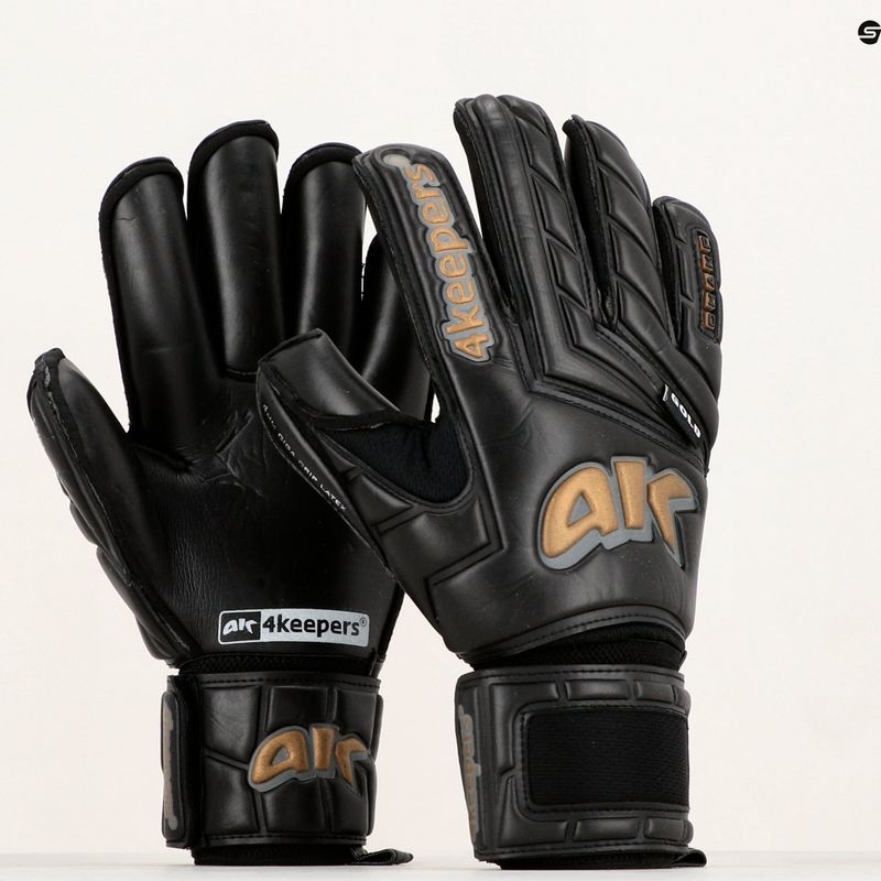 4keepers Champ Gold V RF guanti da portiere nero/oro 12