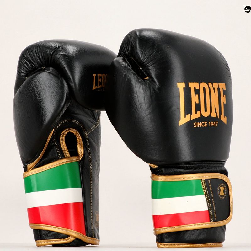 Guantoni da boxe LEONE 1947 Italia '47 nero 6