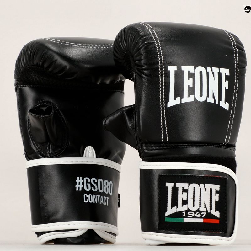 LEONE 1947 Guanti da boxe neri a contatto 7