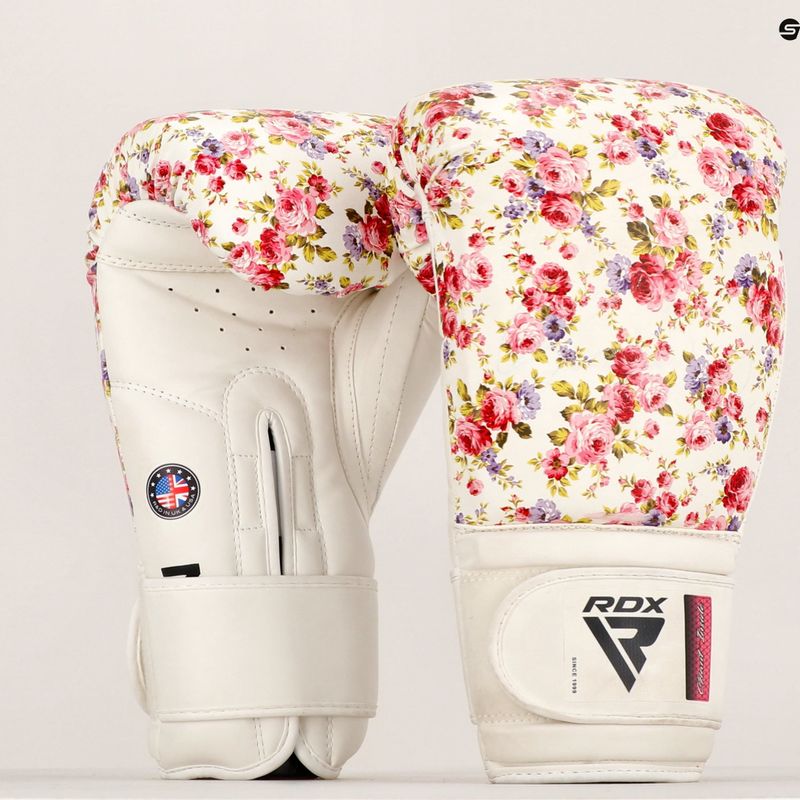 Guanti da boxe RDX FL-6 bianco 8