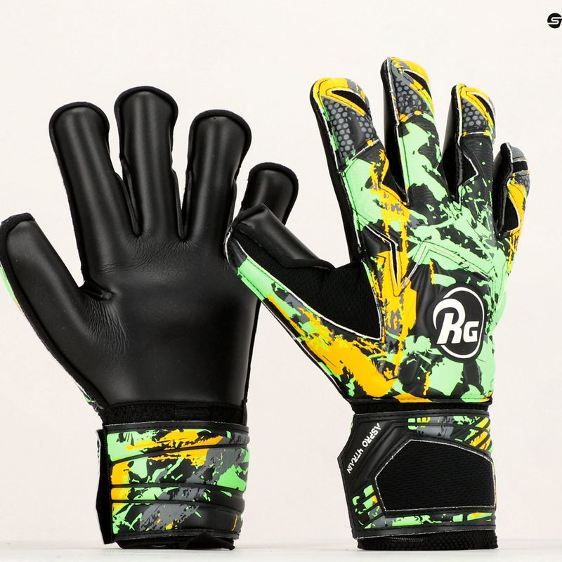 Guanti da portiere RG Aspro 4train nero/verde 5
