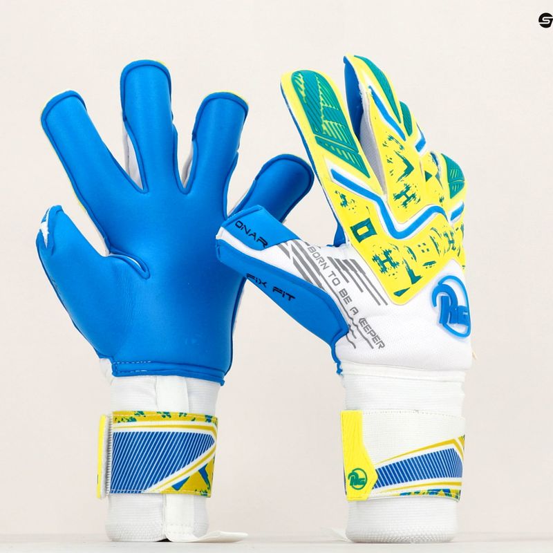 Guanti da portiere RG Onar bianco/giallo 5