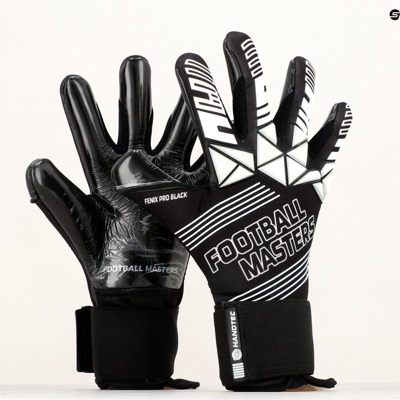 Guanti da portiere Football Masters Fenix Pro nero 8