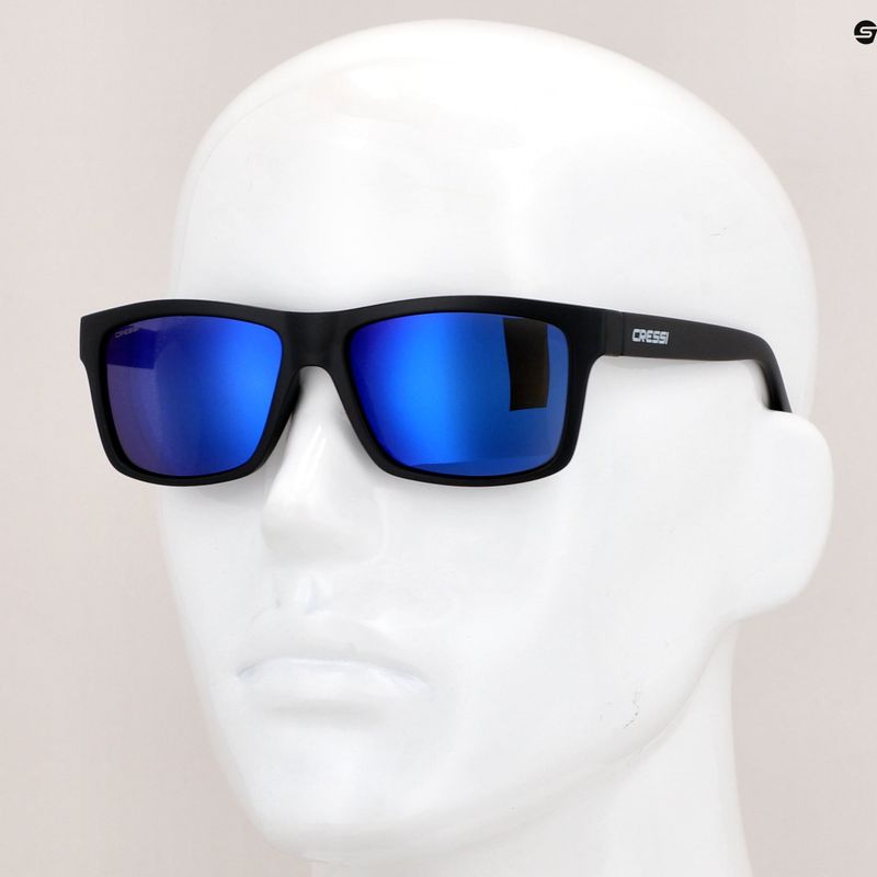 Occhiali da sole Cressi Bahia Floating nero/blu specchiato 8