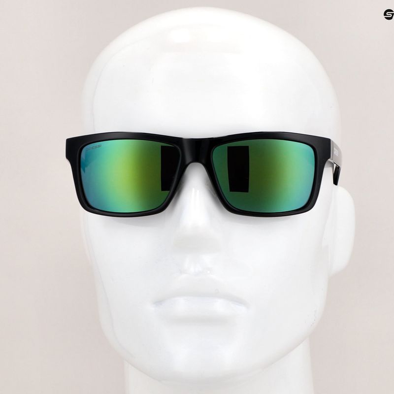 Occhiali da sole Cressi Bahia nero/verde specchiato 8