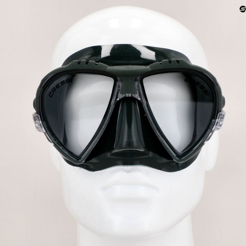 Maschera subacquea Cressi Matrix verde/verde 8