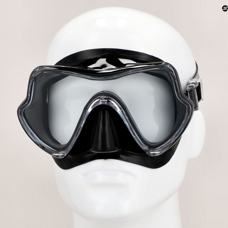 Maschera da snorkeling Mares Pure Vision nera 8