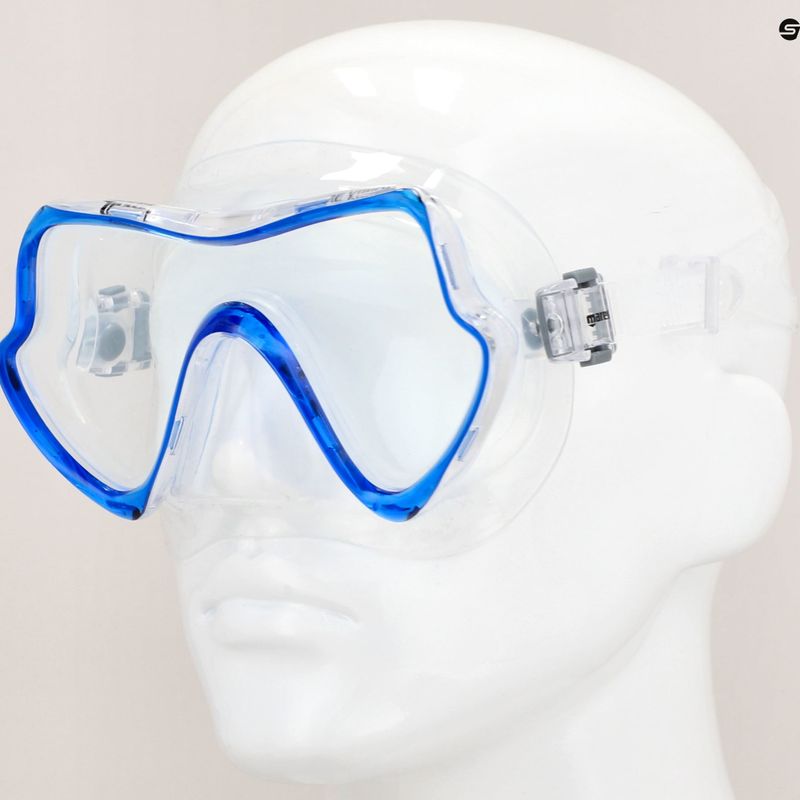 Maschera da snorkeling Mares Pure Vision trasparente/blu 7