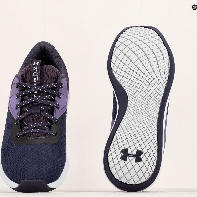 Scarpe da allenamento da donna Under Armour W Charged Aurora 2 tux purple/retro purple/argento metallico 16