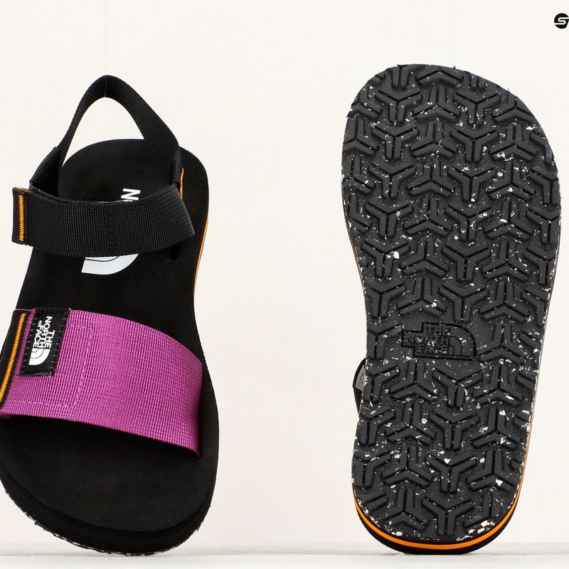 Sandali da trekking da donna The North Face Skeena Sandal nero/viola fiore di cactus 17