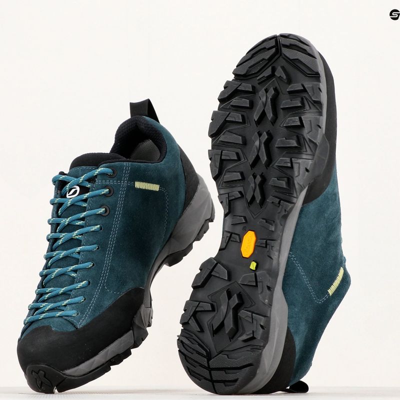 SCARPA Mojito Trail da uomo, stivali da trekking verde petrolio/verde chiaro 17