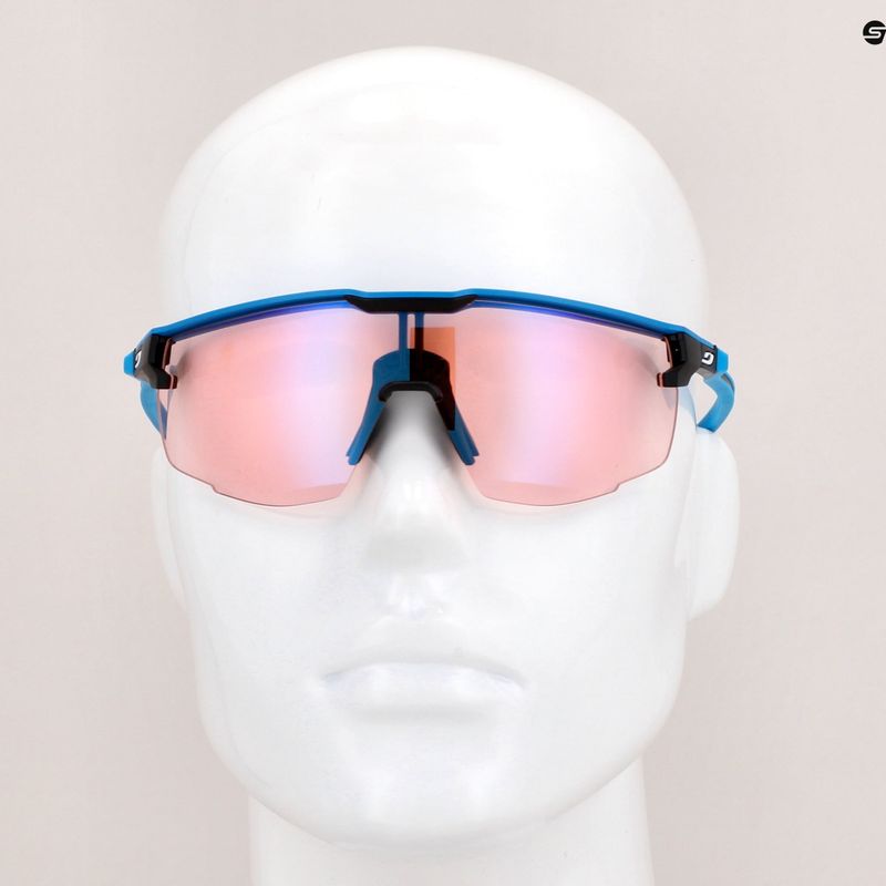 Occhiali da sole Julbo Ultimate Reactiv 1-3 High Contrast blu/nero opaco 9