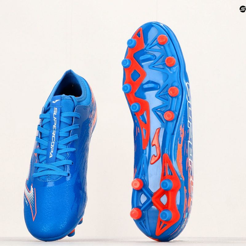 Scarpe da calcio Joma Super Copa FG da uomo royal/coral 12