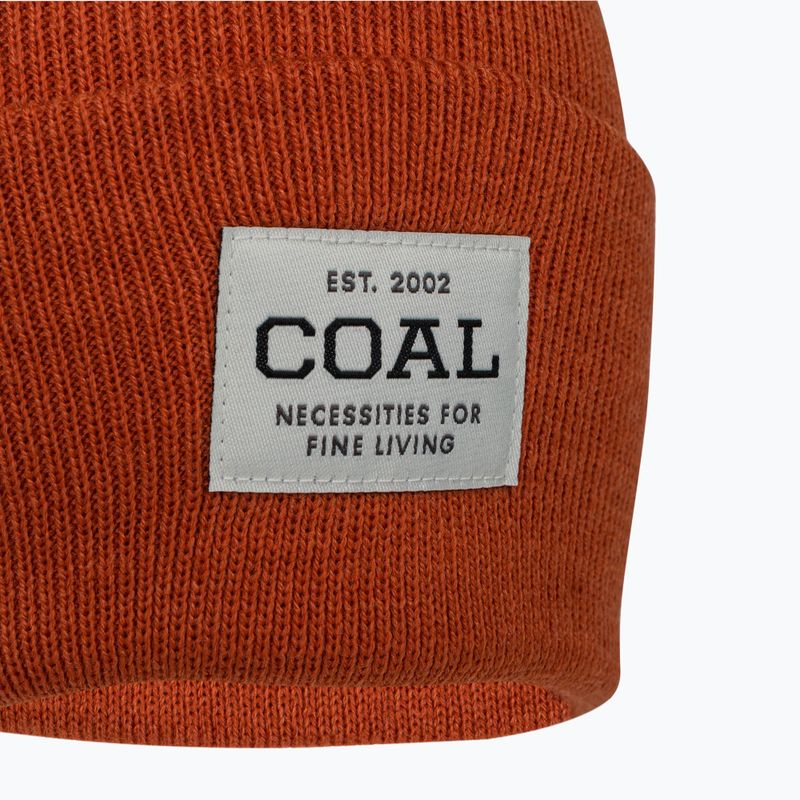 Berretto invernale Coal The Uniform arancione bruciato 3