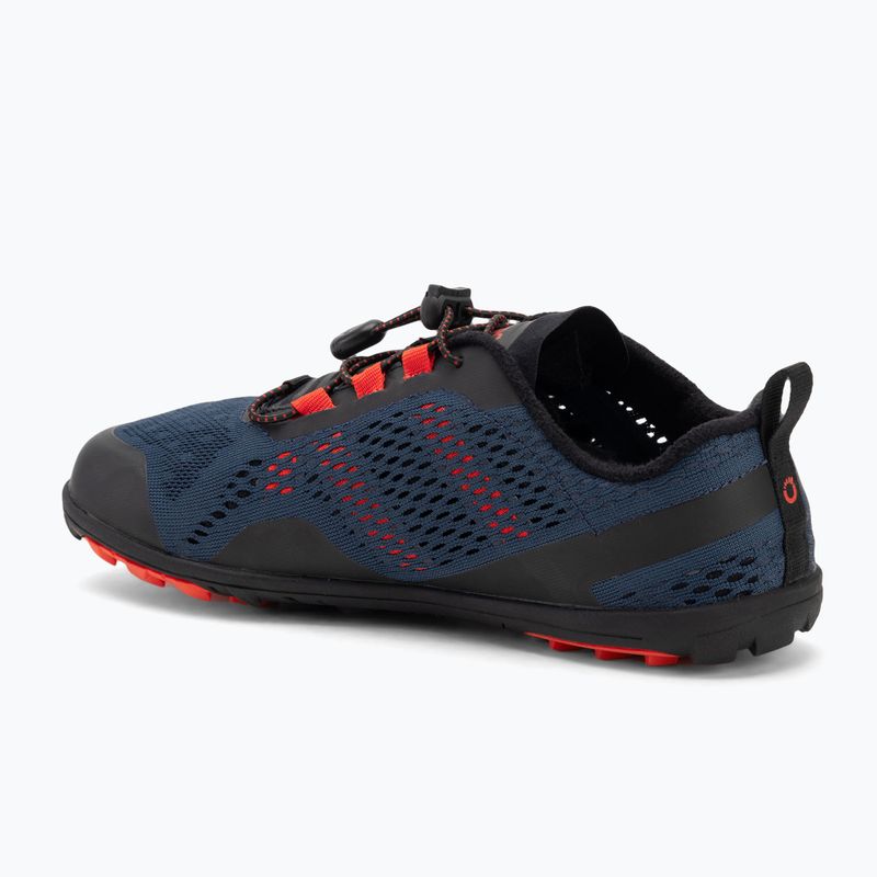 Scarpe Berefoot Xero Shes Aqua X Sport da uomo, blu/arancione/luce di luna 3