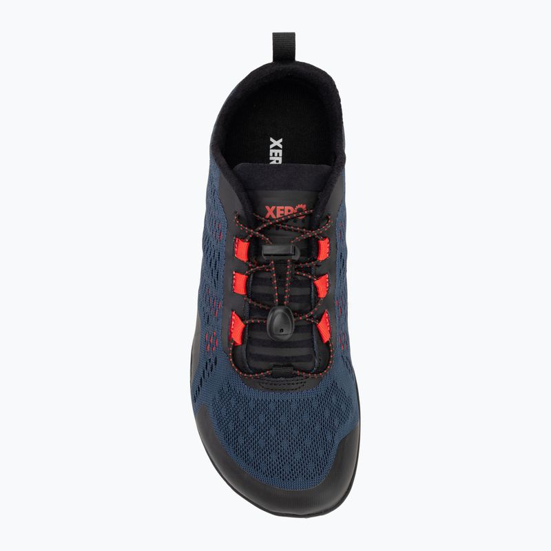 Scarpe barefoot da uomo Xero Shoes Aqua X Sport moonlit/blue/orange 5