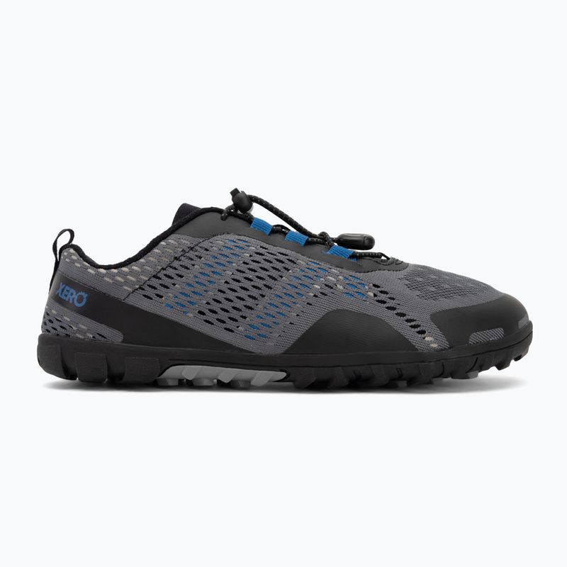 Berefoot scarpe Xero Shes Aqua X Sport da uomo in acciaio/grigio/blu 2