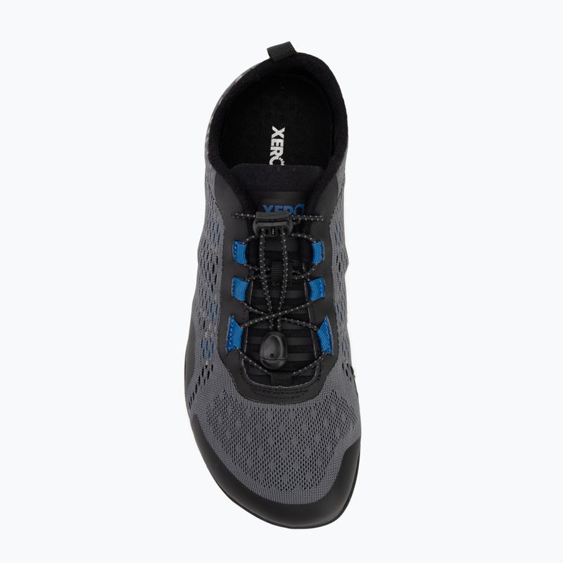 Berefoot scarpe Xero Shes Aqua X Sport da uomo in acciaio/grigio/blu 5