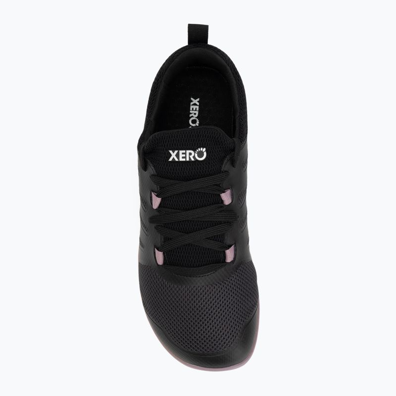 Scarpe a piedi nudi da donna Xero Shoes Forza Runner nero/mirtillo rosso 5