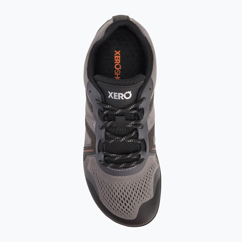 Scarpe a piedi nudi da uomo Xero Shoes Mesa Trail II acciaio grigio / arancione 5