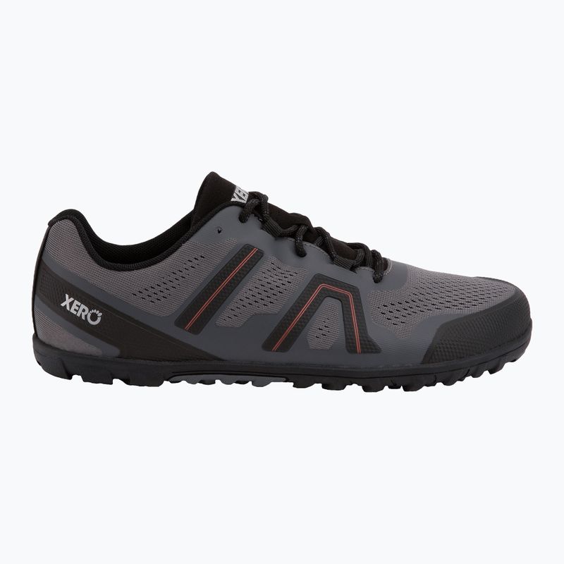 Scarpe a piedi nudi da uomo Xero Shoes Mesa Trail II acciaio grigio / arancione 9