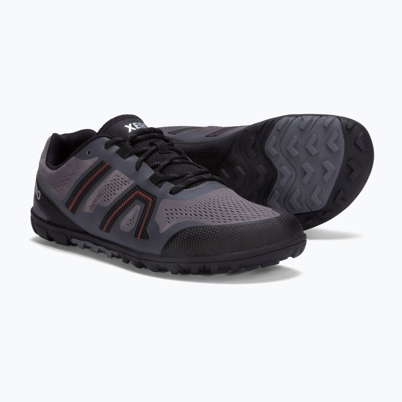 Scarpe a piedi nudi da uomo Xero Shoes Mesa Trail II acciaio grigio / arancione 11
