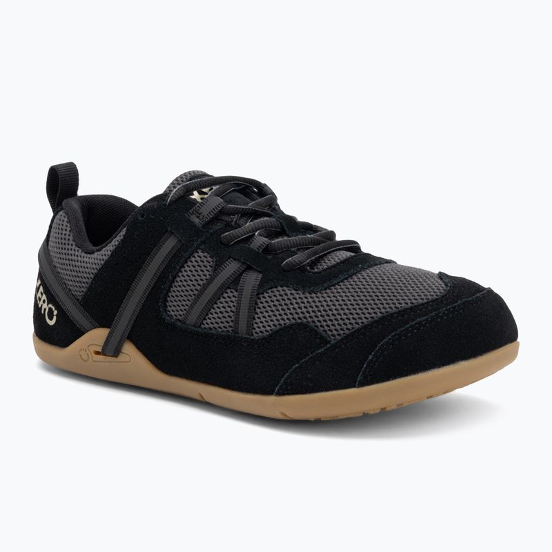 Scarpe da donna a piedi nudi Xero Shoes Prio Suede nero asfalto