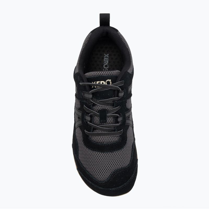 Scarpe da donna a piedi nudi Xero Shoes Prio Suede nero asfalto 5