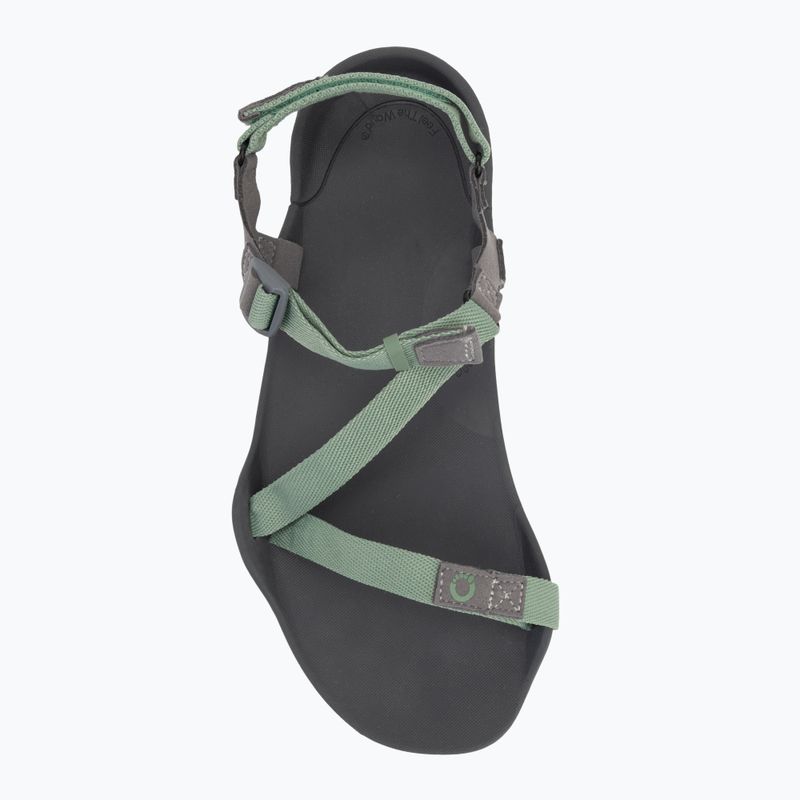 Sandali a piedi nudi da donna Xero Shoes Z-Trek verde 5